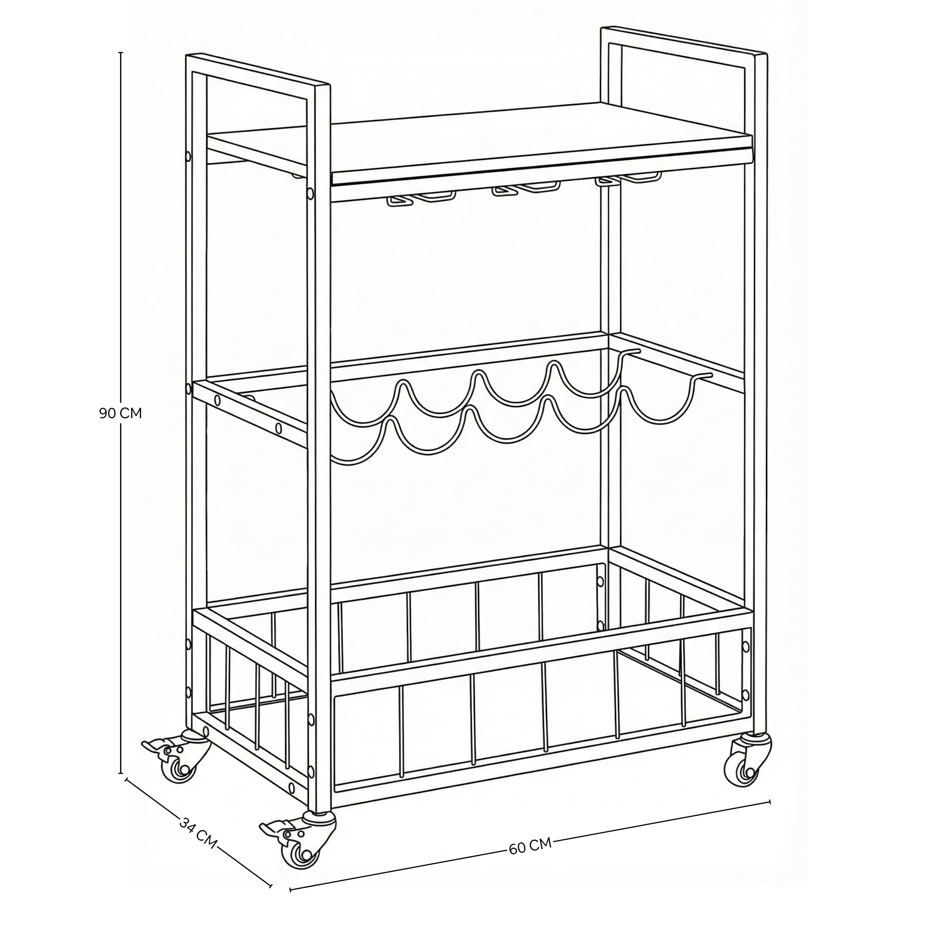 Carrito de Bar Spritz