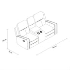 Love Seat Reclinable Moon
