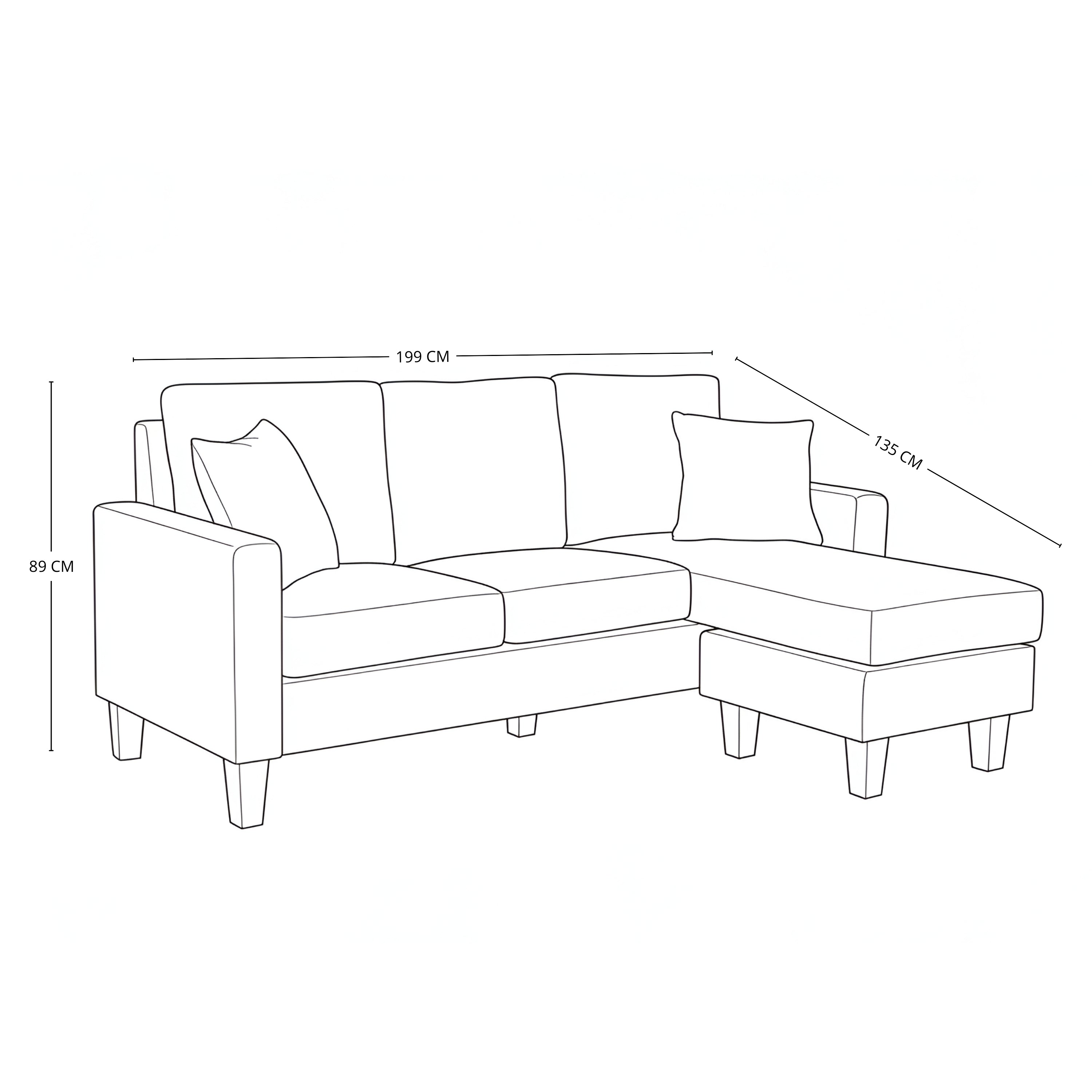 Sala Esquina Modular Vince