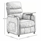 Sillón Reclinable Eléctrico Nero