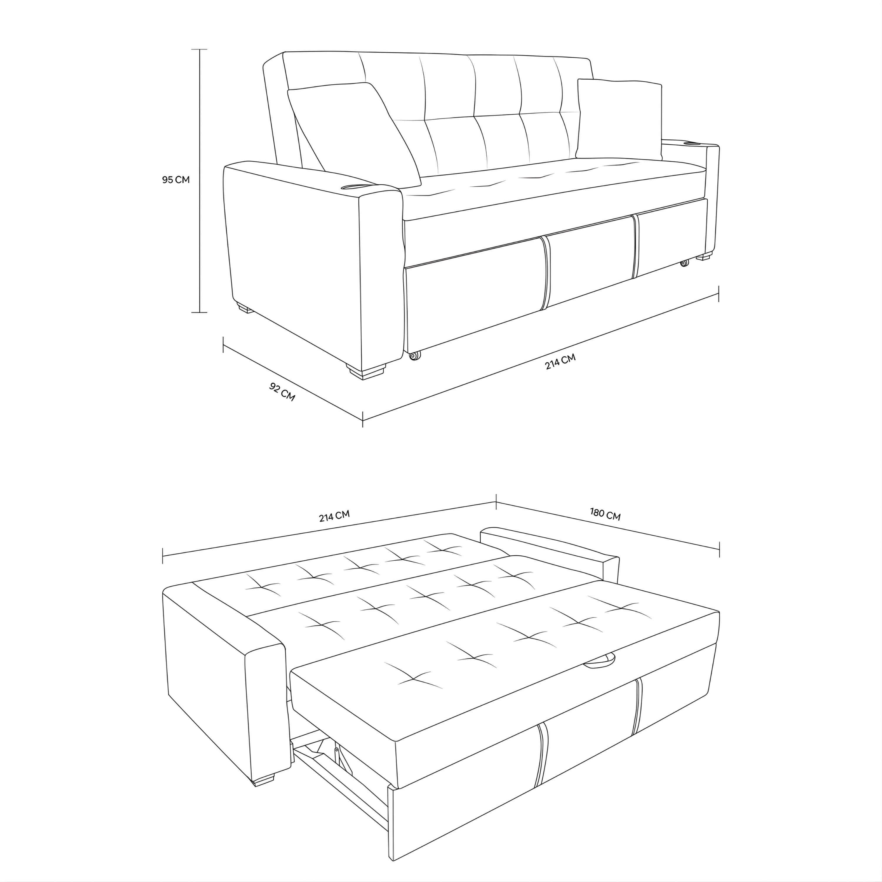 Sofá Cama Estocolmo