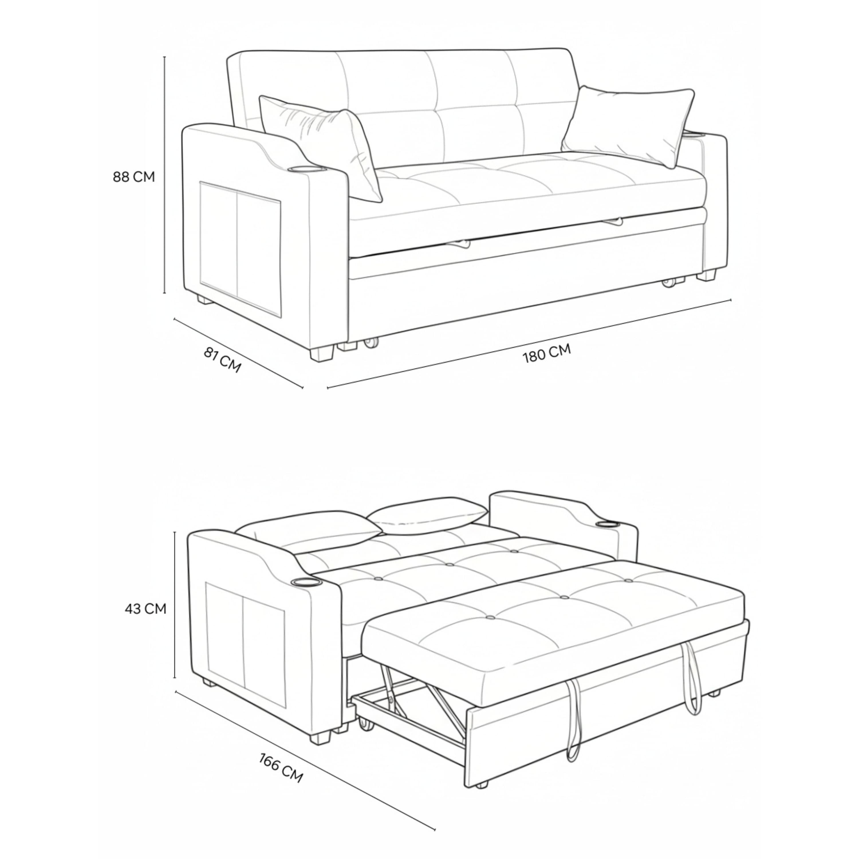 Sofá Cama Sander