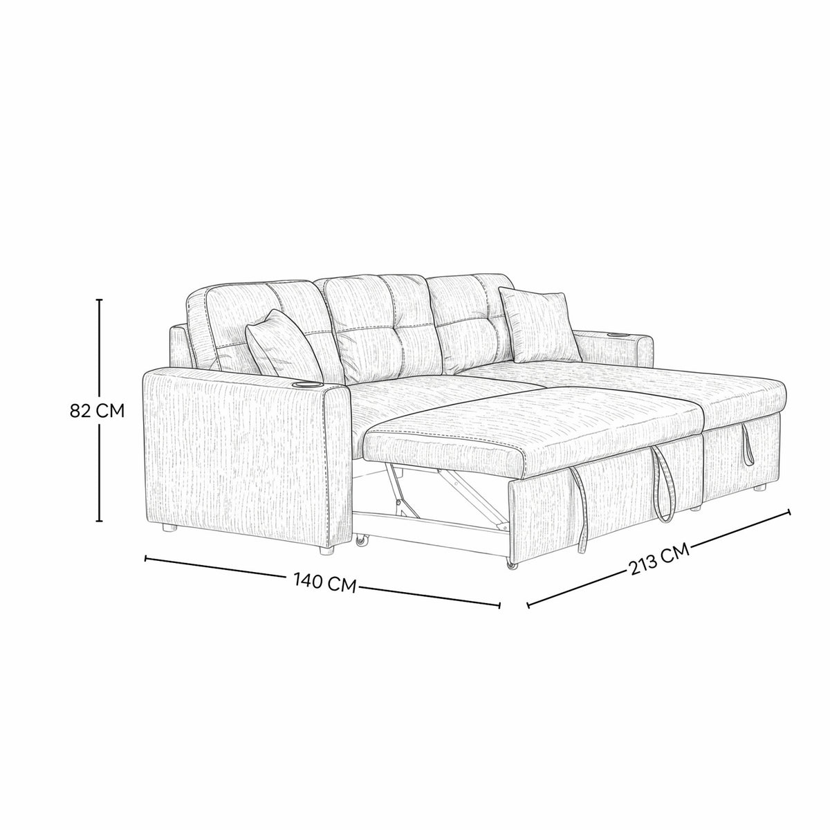 Sofá Cama Wayfair
