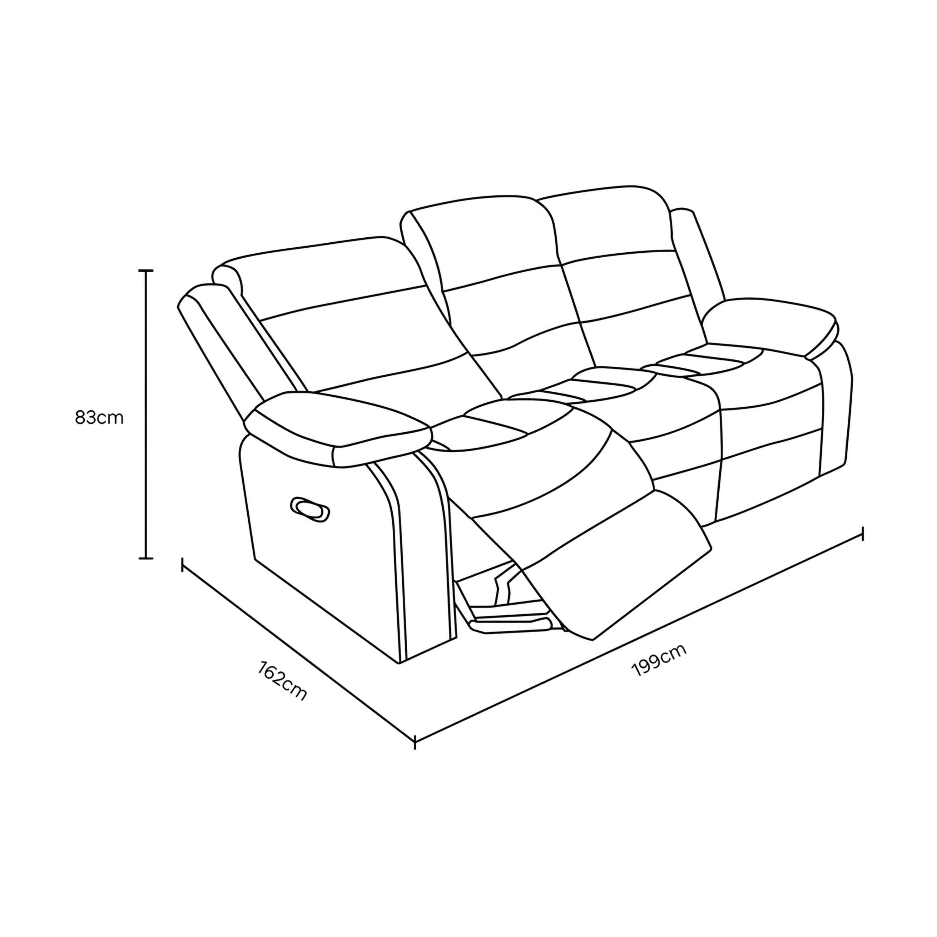 Sofá Reclinable Denver