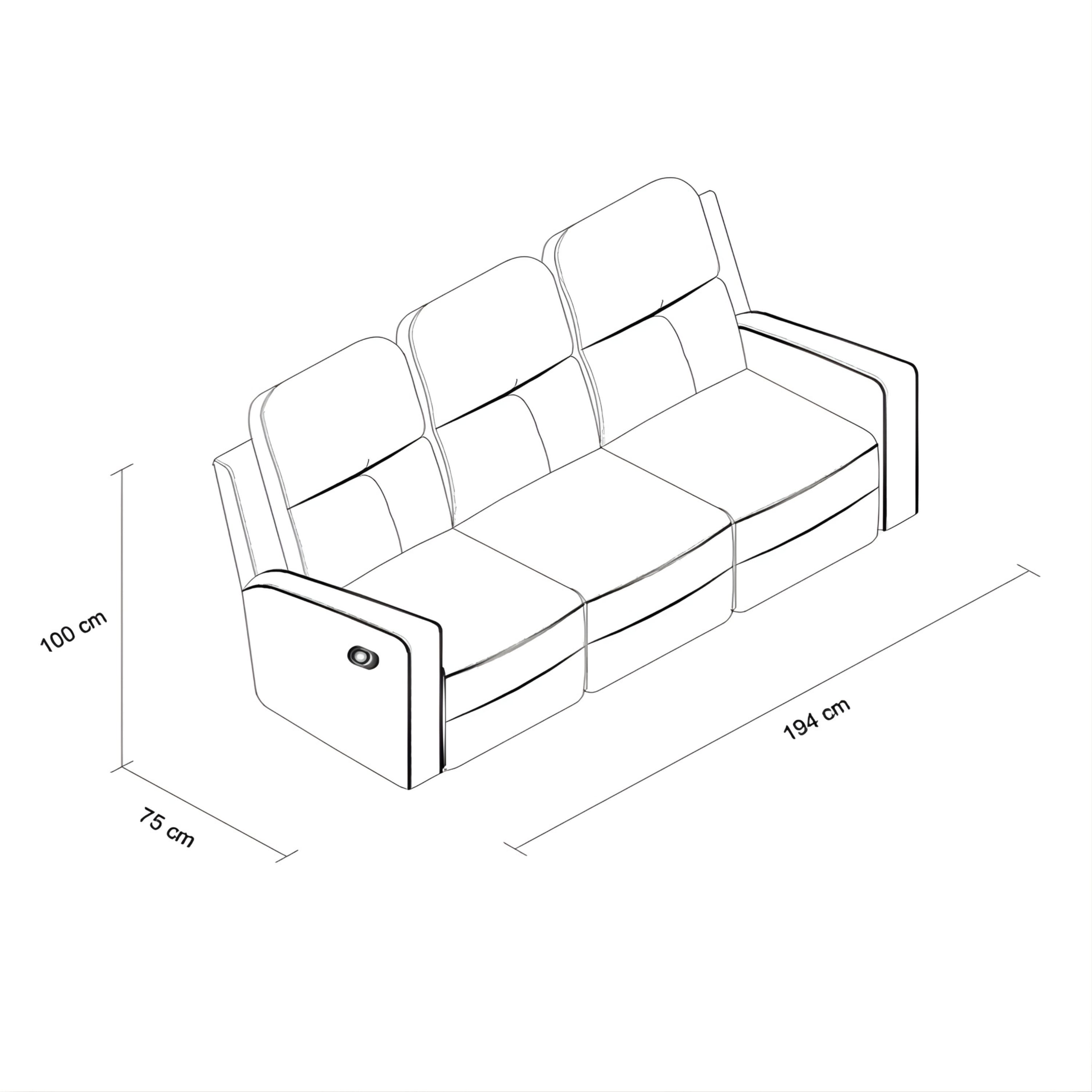 Sofá Reclinable Moon