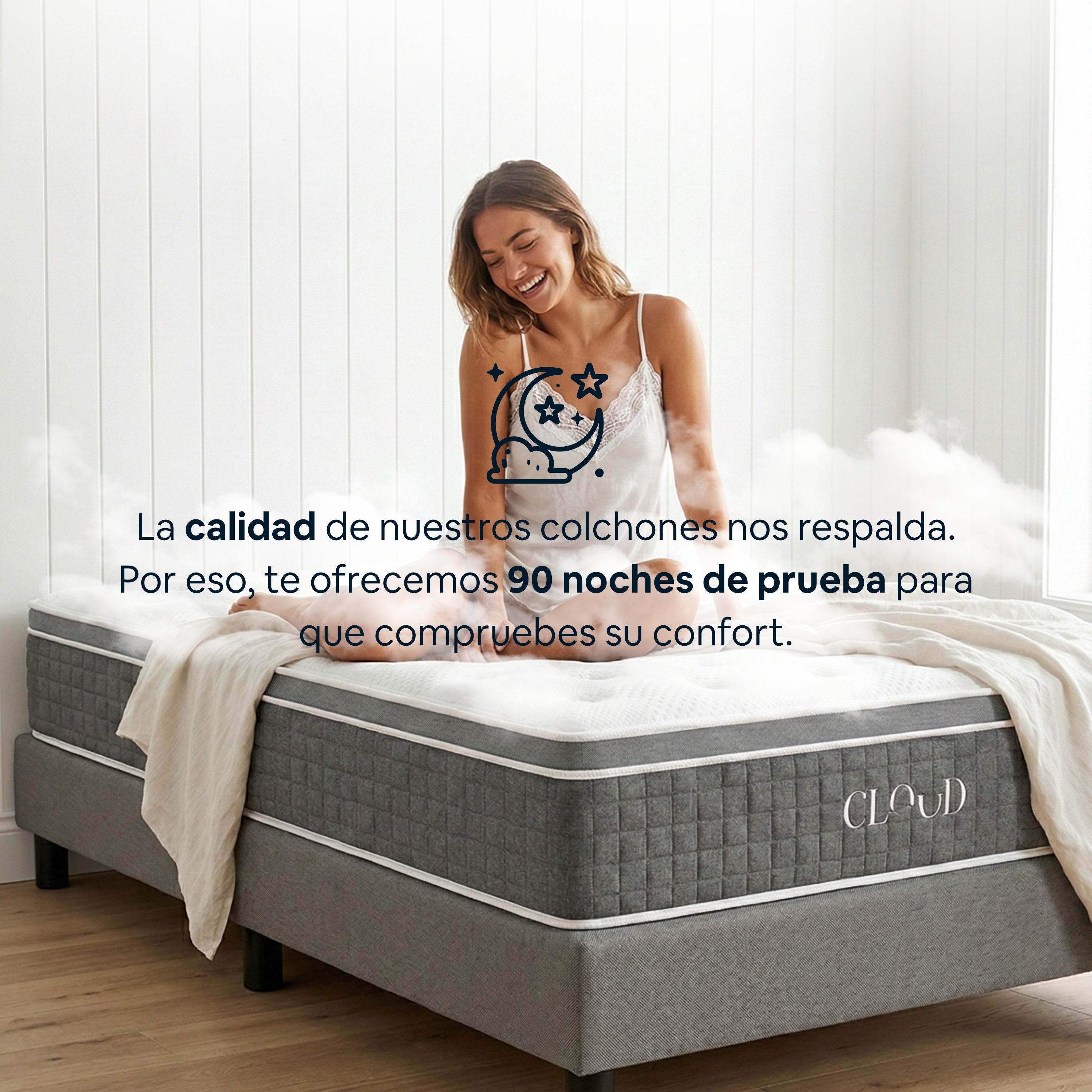 Juego de Colchón Pro y Box Cloudr