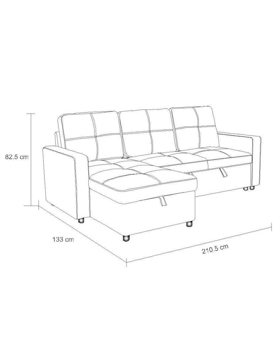 Sofá Cama Tribeca Velvet