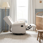 Sillón Reclinable Giratorio Con Mecedora Bloom Gris