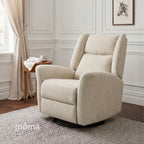 Sillón Reclinable Giratorio Con Mecedora Mila