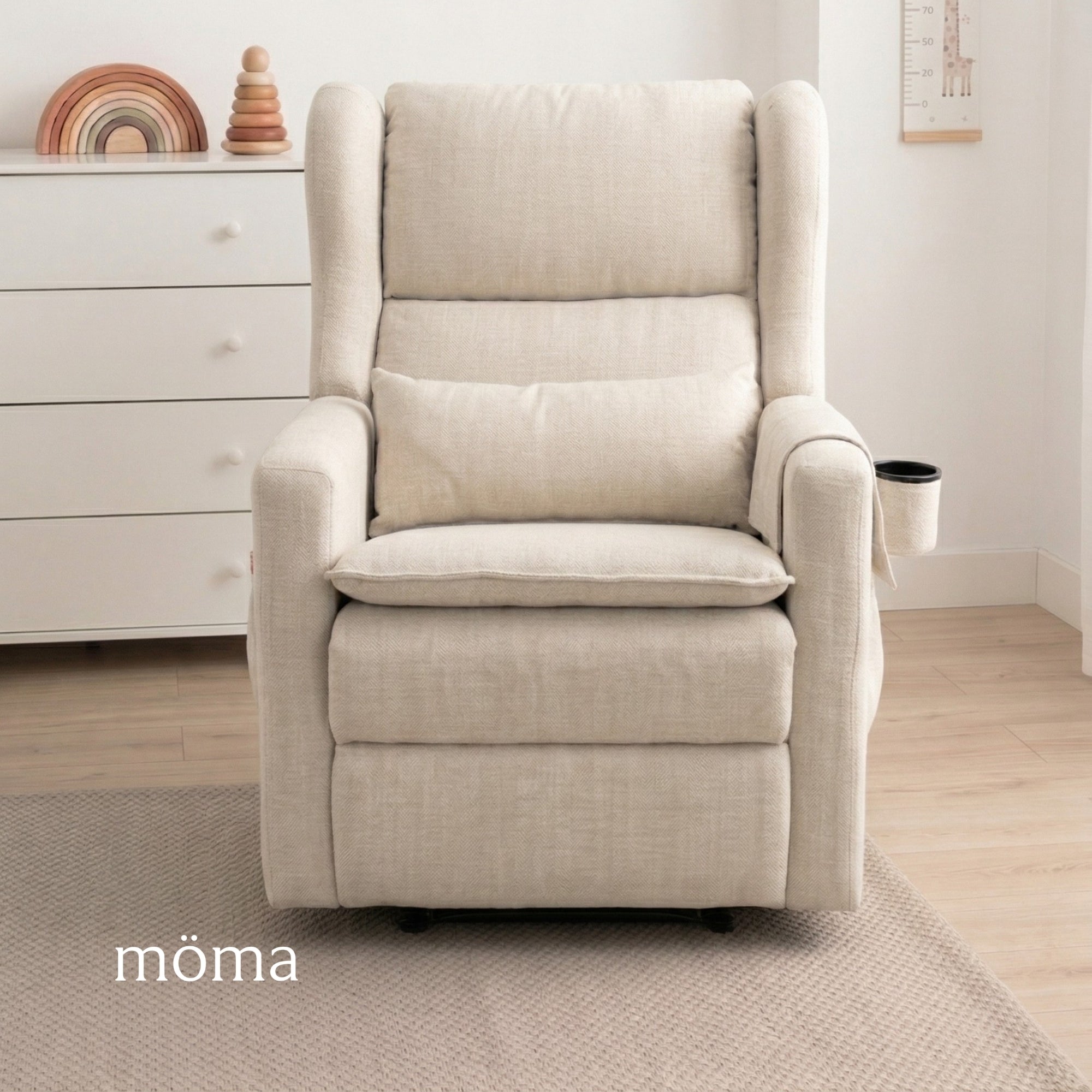 Sillón Reclinable Giratorio Con Mecedora Nido