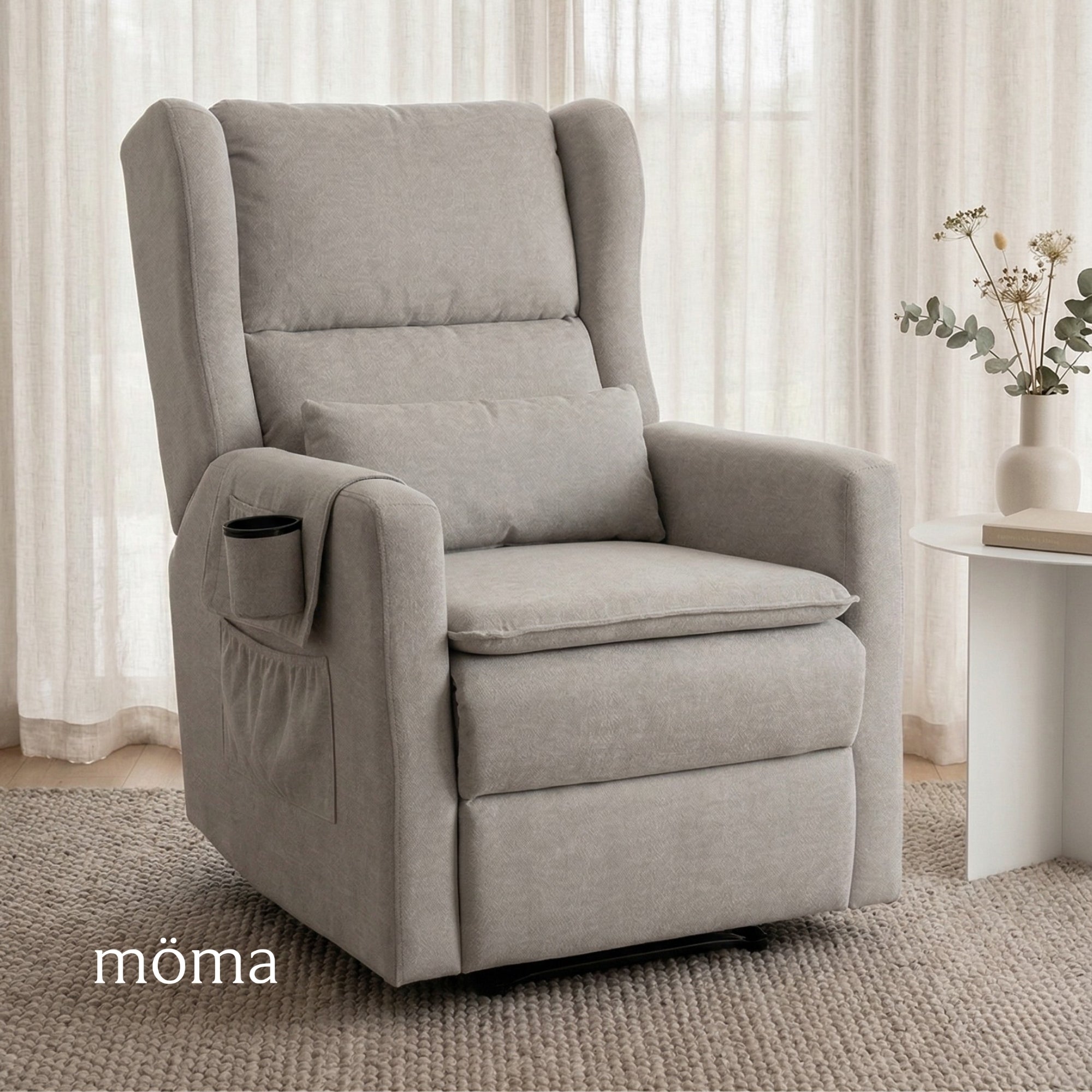 Sillón Reclinable Giratorio Con Mecedora Nido