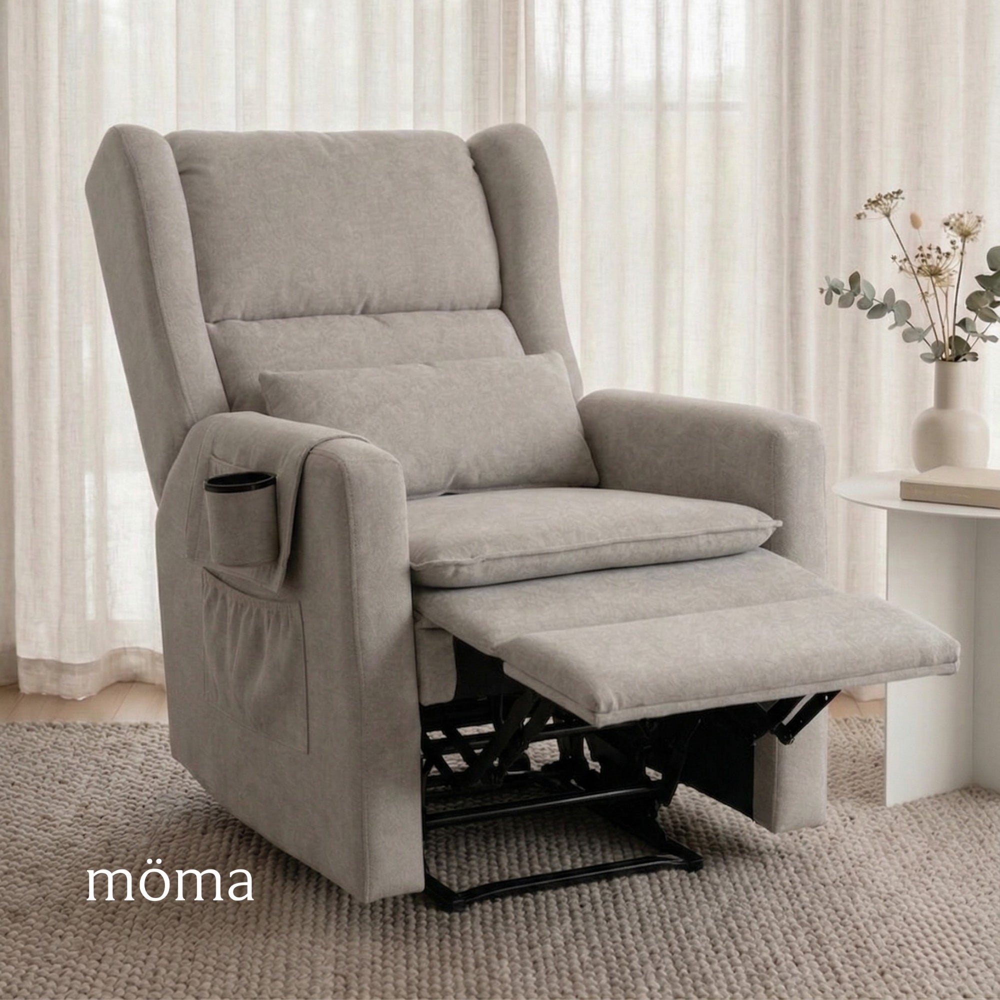 Sillón Reclinable Giratorio Con Mecedora Nido